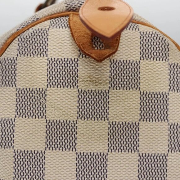 LOUIS VUITTON Damier Azur Speedy 30 Hand Bag - Picture 5 of 16